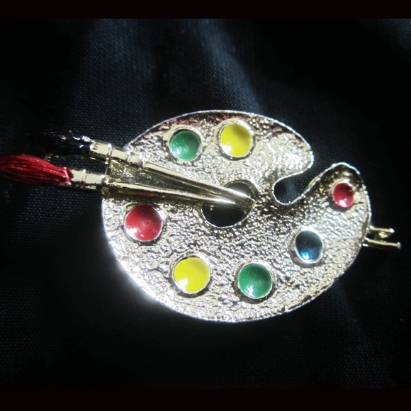 Gerry S Jewelry 5 For 25 Gerrys Artist Pallet Enamel Pin Brooch